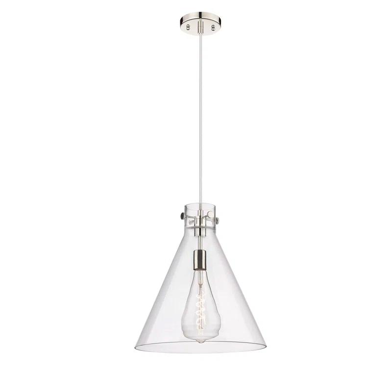Innovations Lighting Newton Cone 1 Light 14" Cord Hung Pendant | Wayfair