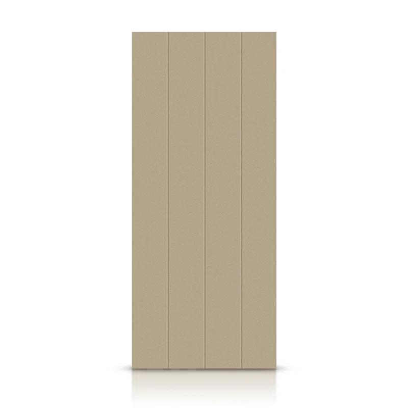 Calhome Hollow Paneled Painted Slab Door