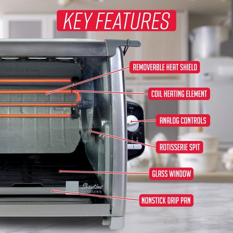 Ronco Ronco Toaster Oven with Rotisserie