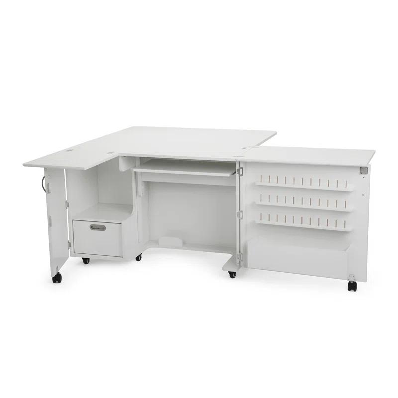 Arrow Sewing Wallaby Sewing Cabinet with Hydraulic Machine Lift by Kangaroo Sewing Furniture