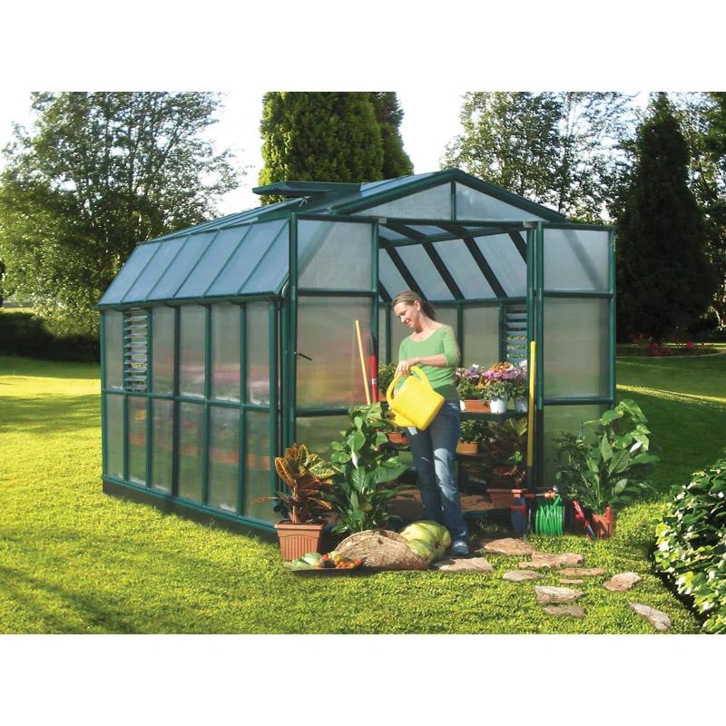 Canopia Palram - Canopia Prestige 2 Twin Wall 8' W Greenhouse with Starter Kit