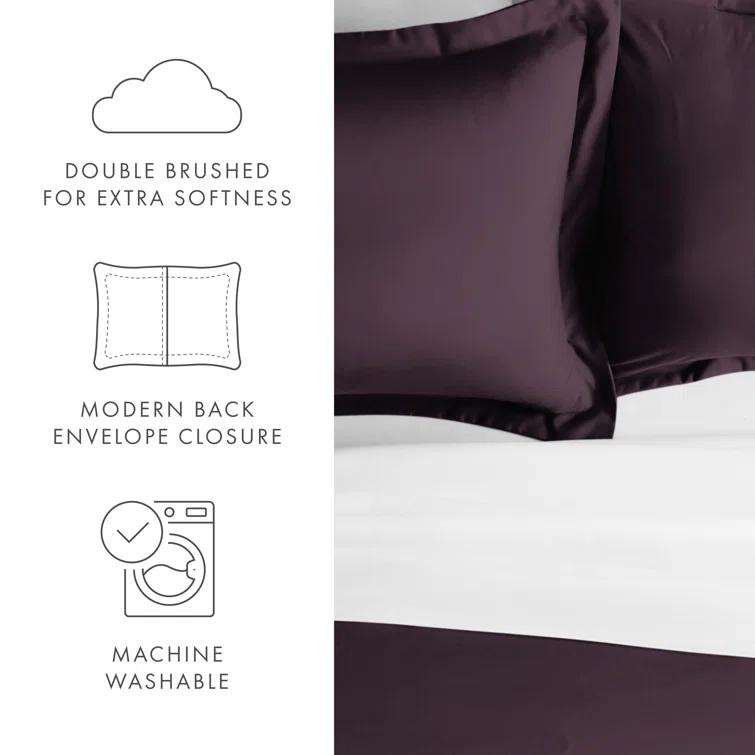 Becky Cameron Pillow Shams 2-Pack Microfiber Ultra Soft Bedding (Set of 2)