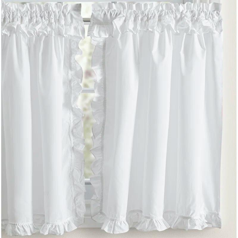 A.L. Ellis Inc. Tailored 80'' W Cafe Curtain in