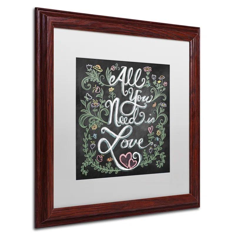 Trademark Fine Art Elizabeth Caldwell " All You Need Is Love " by Elizabeth Caldwell