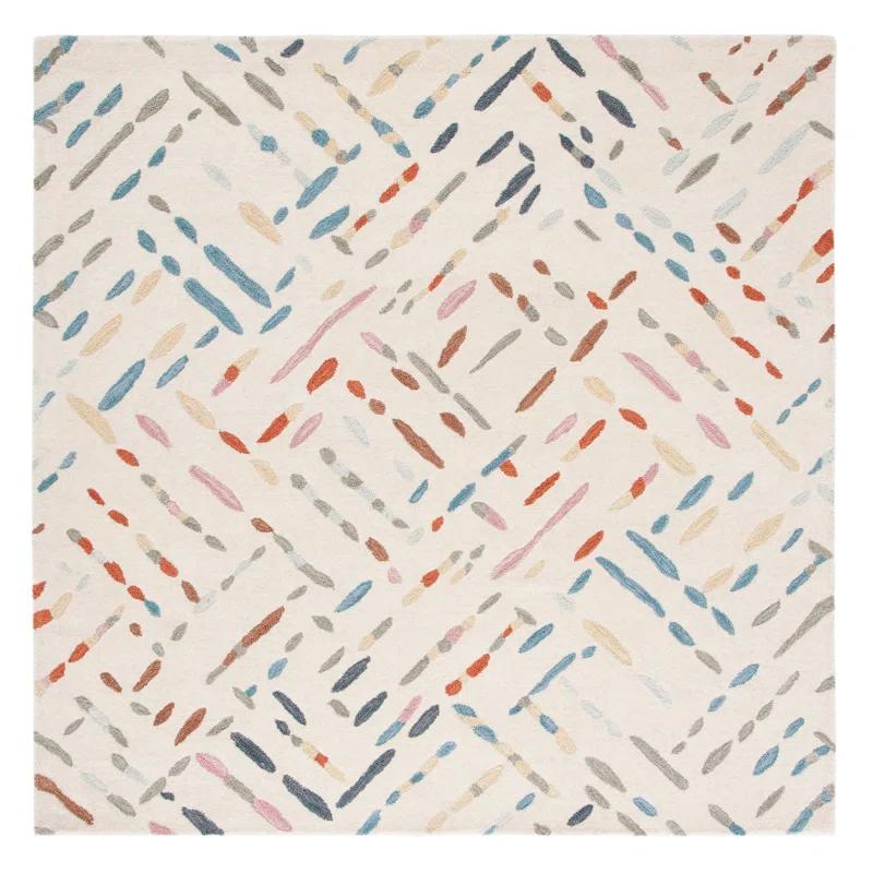 Charters Towers Abstract Handmade Tufted Wool Area Rug