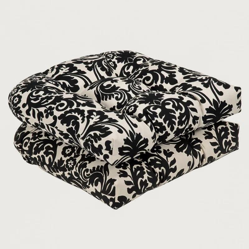 Pillow Perfect Outdoor 5'' Dining Chair Seat Cushion (Set of 2)