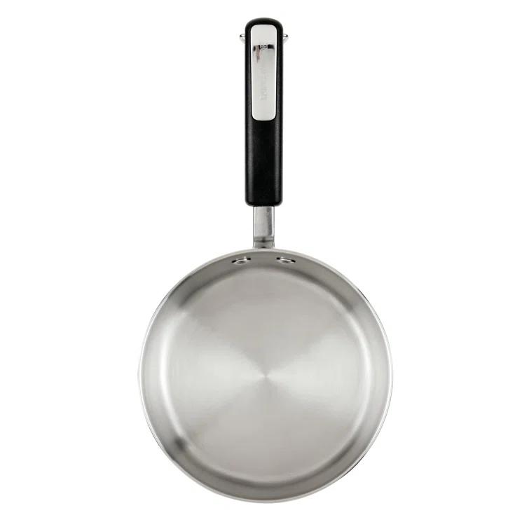Farberware Farberware Brilliance Stainless Steel Saucepan With Lid, Dishwasher Safe And Induction Suitable, 3 Quart, Silver