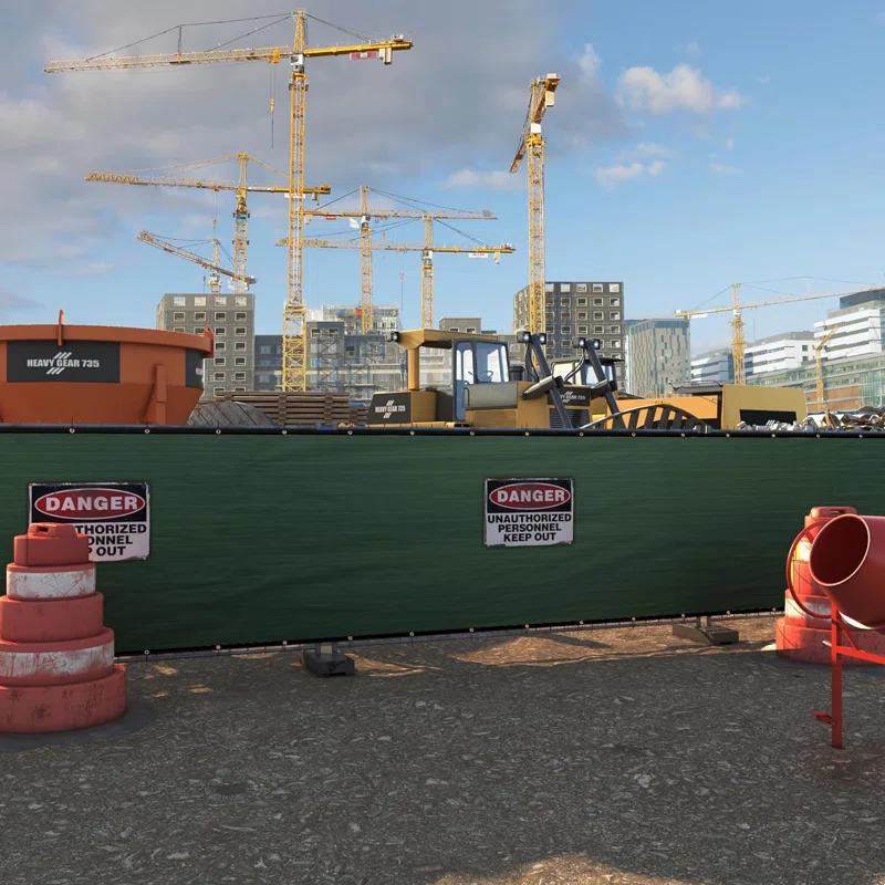 Amgo Amgo Fence Privacy Screen Heavy Duty Windscreen with Bindings & Grommets