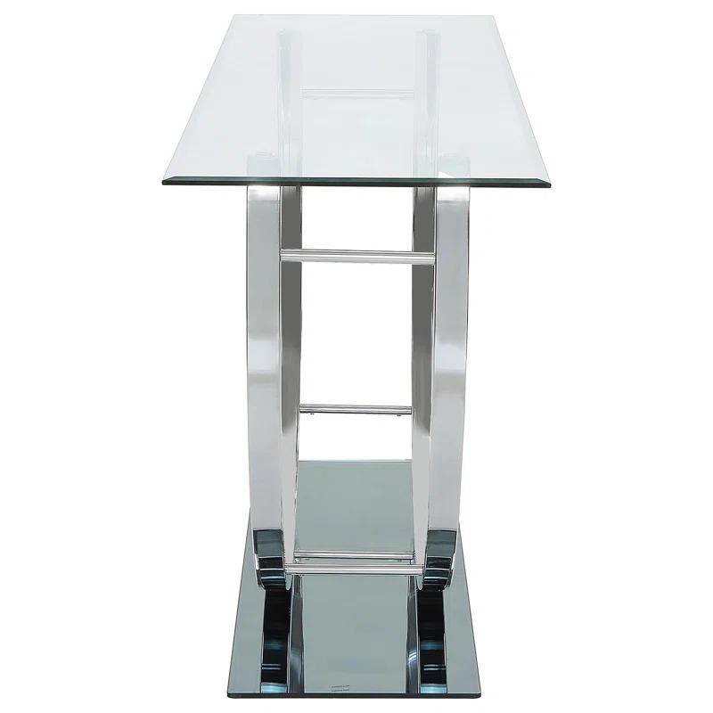 Alma Danville 48'' Glass Top Console Table
