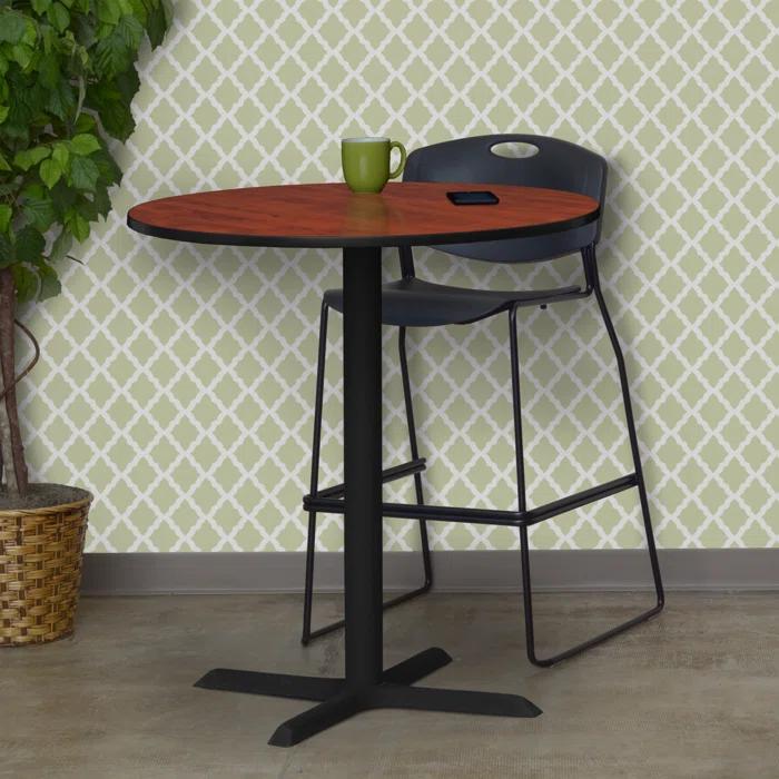 Regency Cain Square X-Base Cafe Table | Wayfair