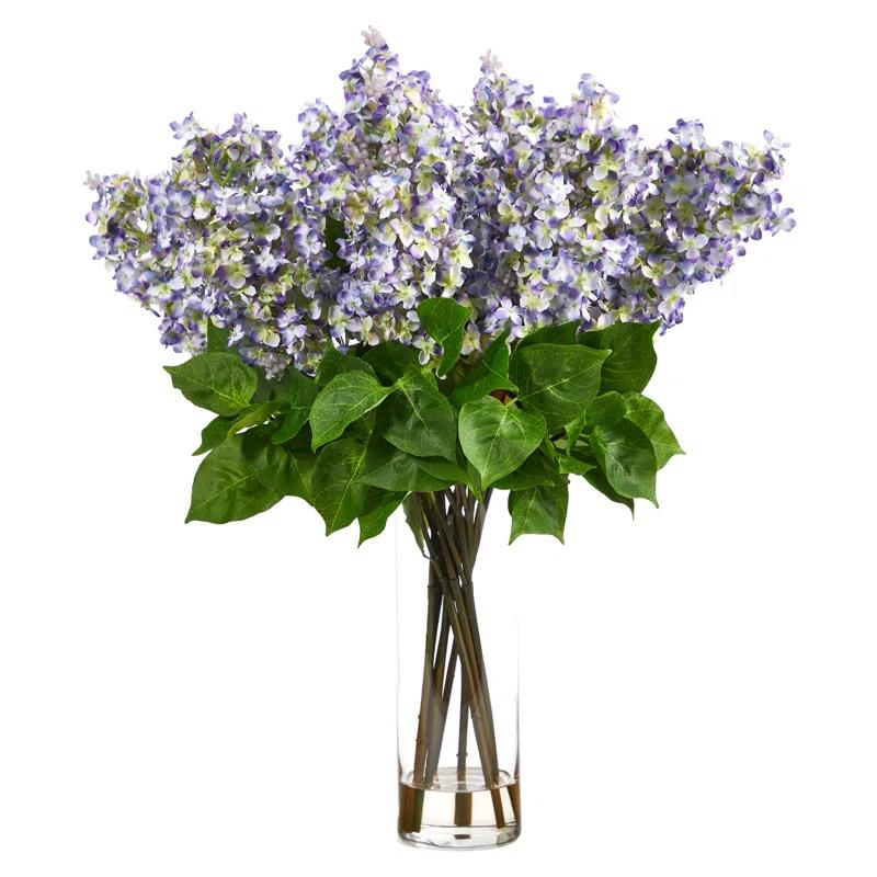 Primrue Alvarado Lilac Arrangement in Vase