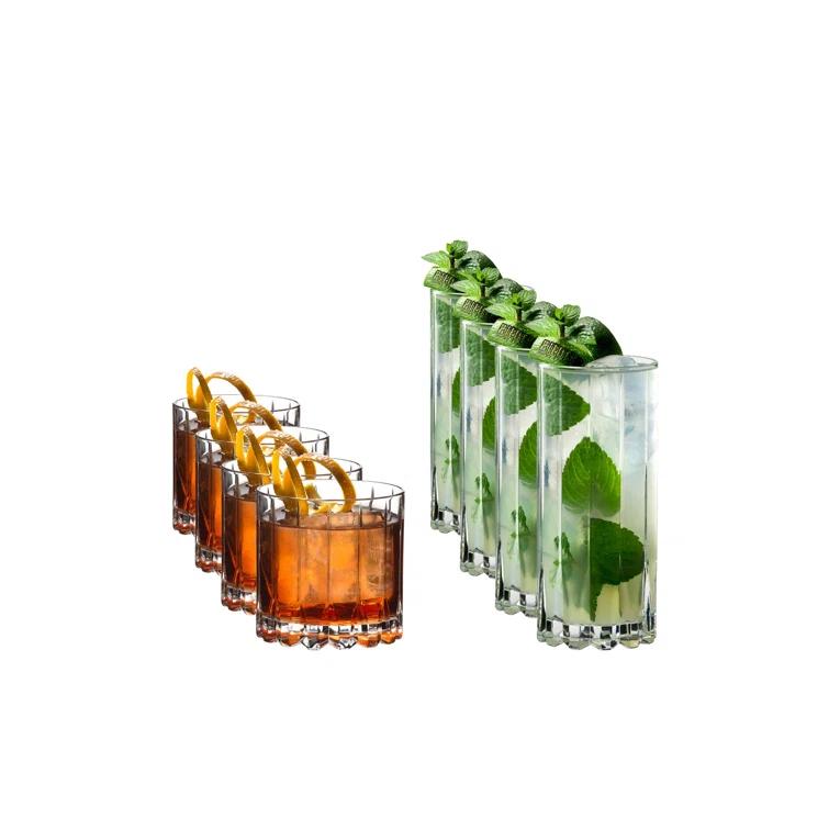 RIEDEL RIEDEL Drink Specific Glassware Rocks & Highball Set (Set of 8)