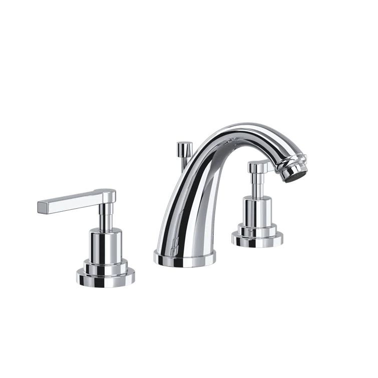 Lombardia Widespread Lavatory Faucet With C-Spout