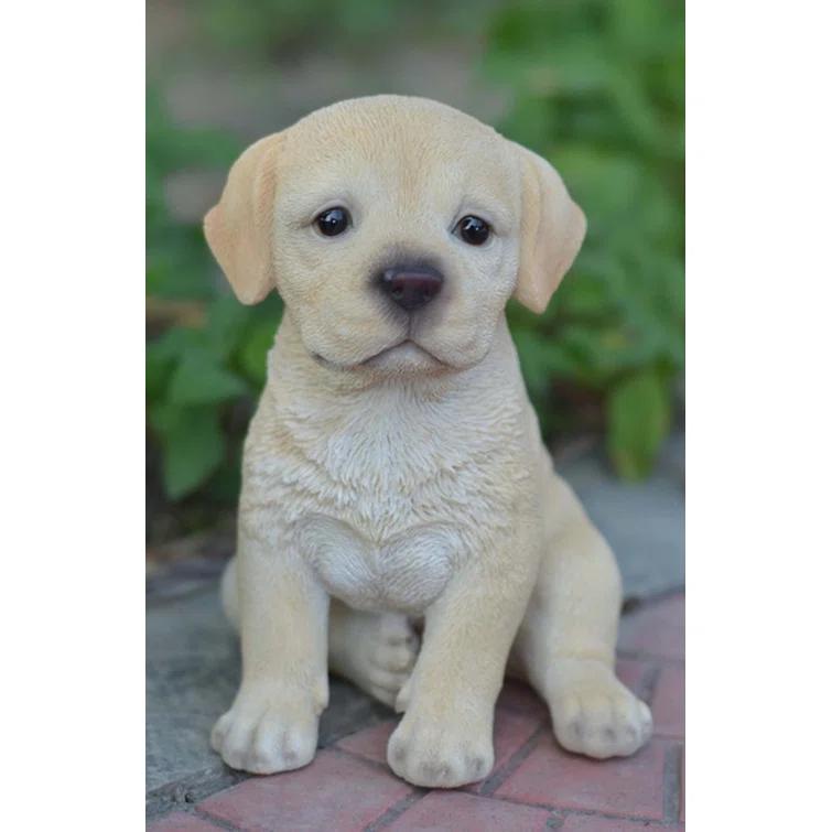 Hi-Line Gift Ltd. Yellow Labrador Puppy Statue