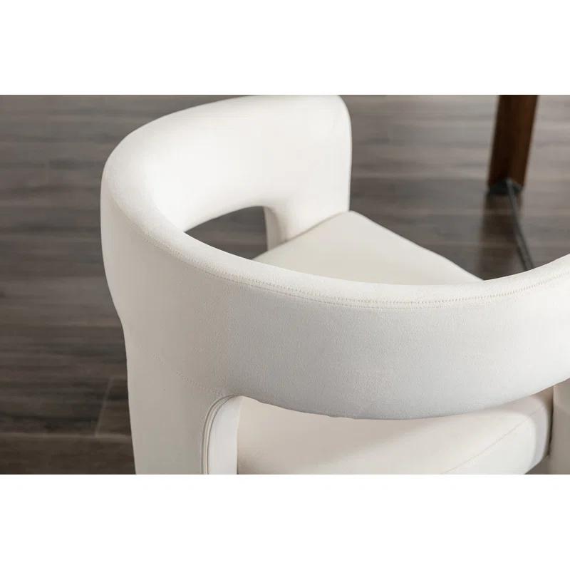 wahson office chair Modern Upholstered Barrel Dining Chairs (Set of 2)