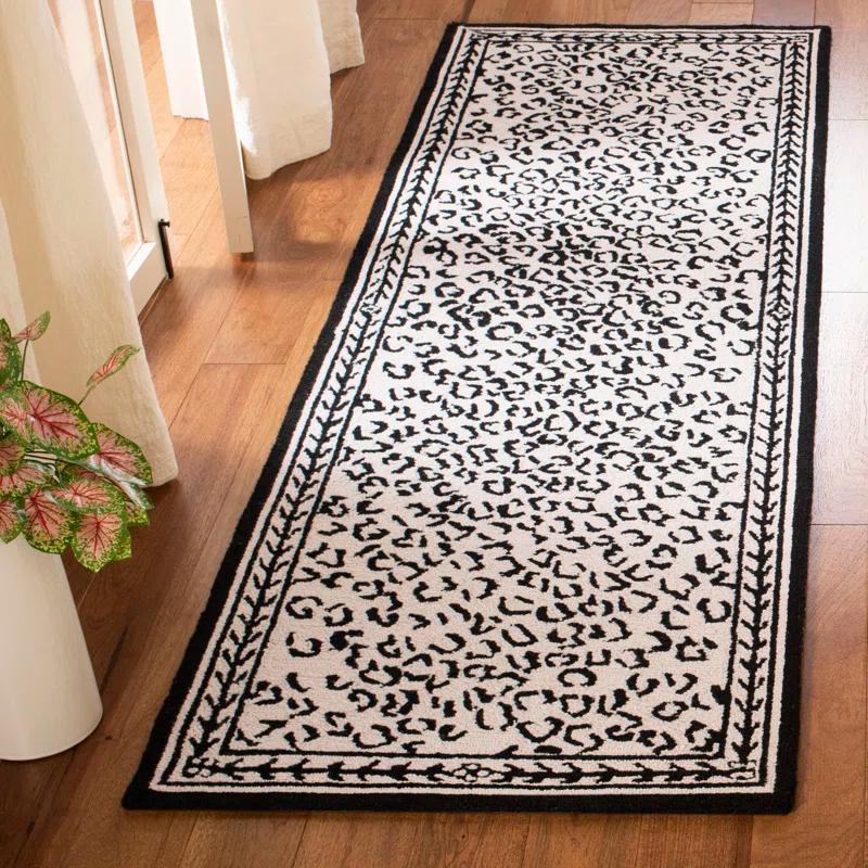 Martha Stewart Rugs Chelsea Hand Hooked Wool Animal Print Rug