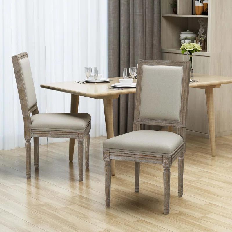 Libretto 20.5'' H Linen Upholstered Side Chair
