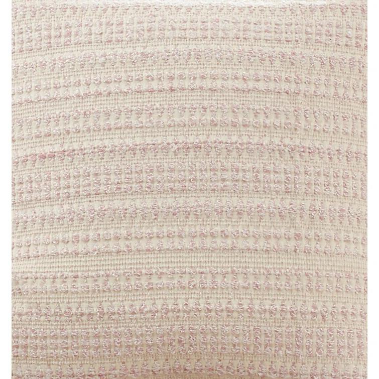 Saro Celeste Collection Geometric Cotton Blend Throw Pillow