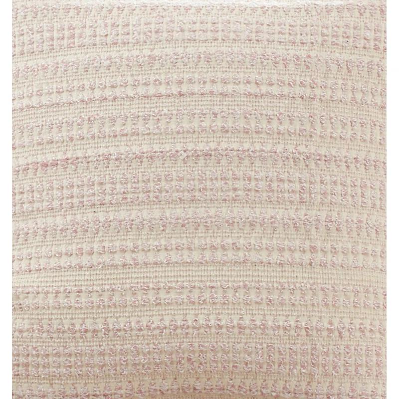 Saro Celeste Collection Geometric Cotton Blend Throw Pillow