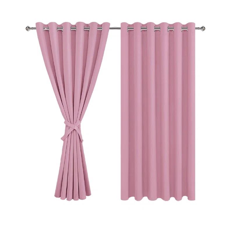 Eider & Ivory™ Tarrants Polyester Room Darkening Curtain Pair (Set of 2)