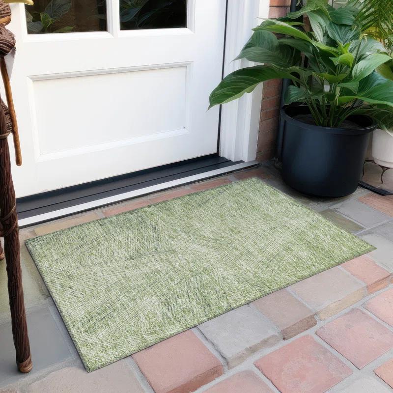 Chayden ACN991 1'8" x 2'6" Machine Washable Gray Indoor/Outdoor Area Rug