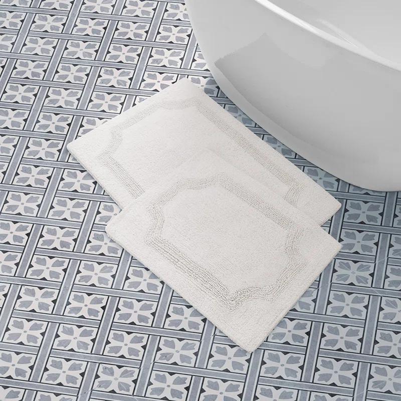 Laura Ashley Laura Ashley Reversible Cotton Bath Rug