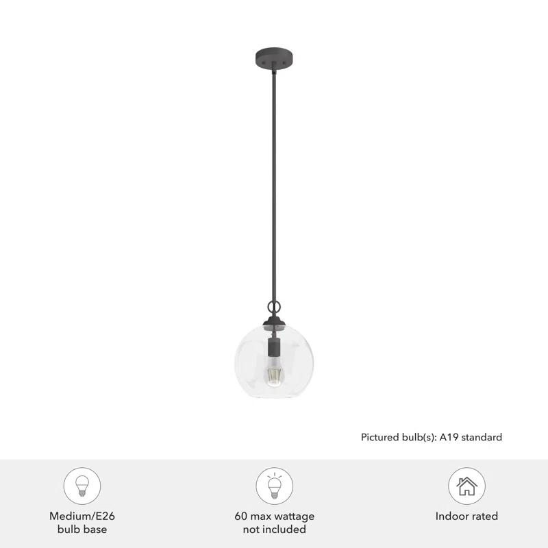 High Oaks 1 Light Globe Pendant