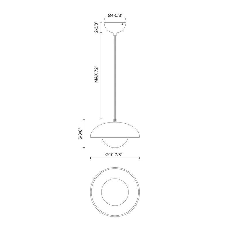 Alessia Single Light Glass Pendant
