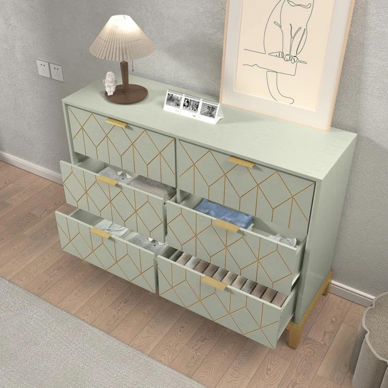 Mercer41 Jashae 46.2'' W 6 - Drawer Dresser