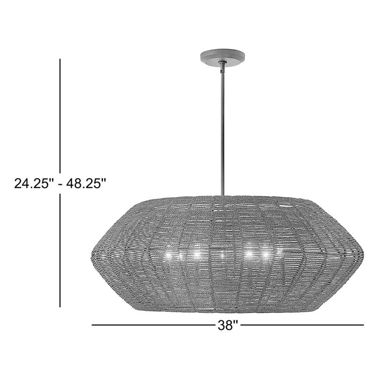 Ariza 3 -Light Kitchen Island Geometric Chandelier
