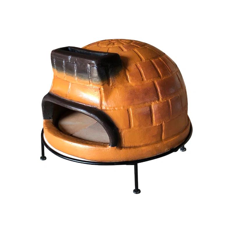 Tierra Firme Tierra Firme Talavera Clay Free Standing Wood Burning Pizza Oven