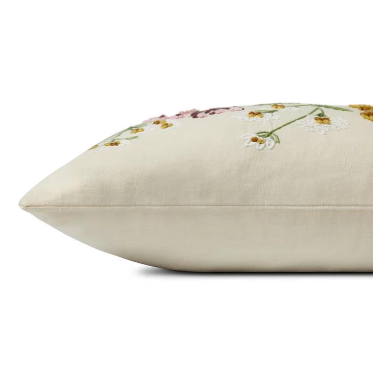 Rifle Paper Co. x Loloi Rifle Paper Co. X Loloi Wildflowers Cream Pillow