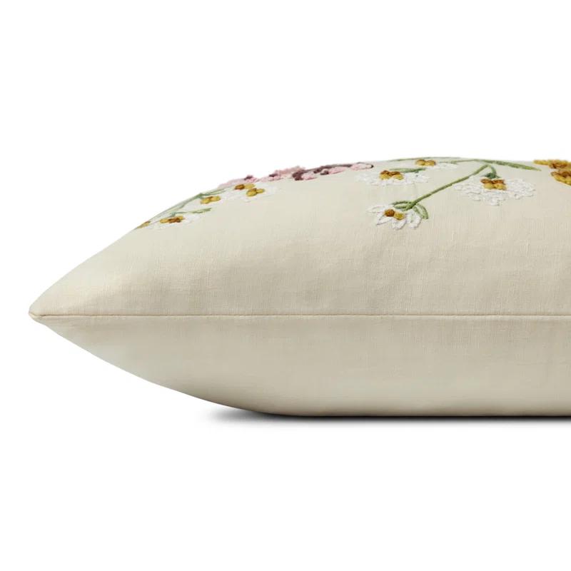 Rifle Paper Co. x Loloi Rifle Paper Co. X Loloi Wildflowers Cream Pillow