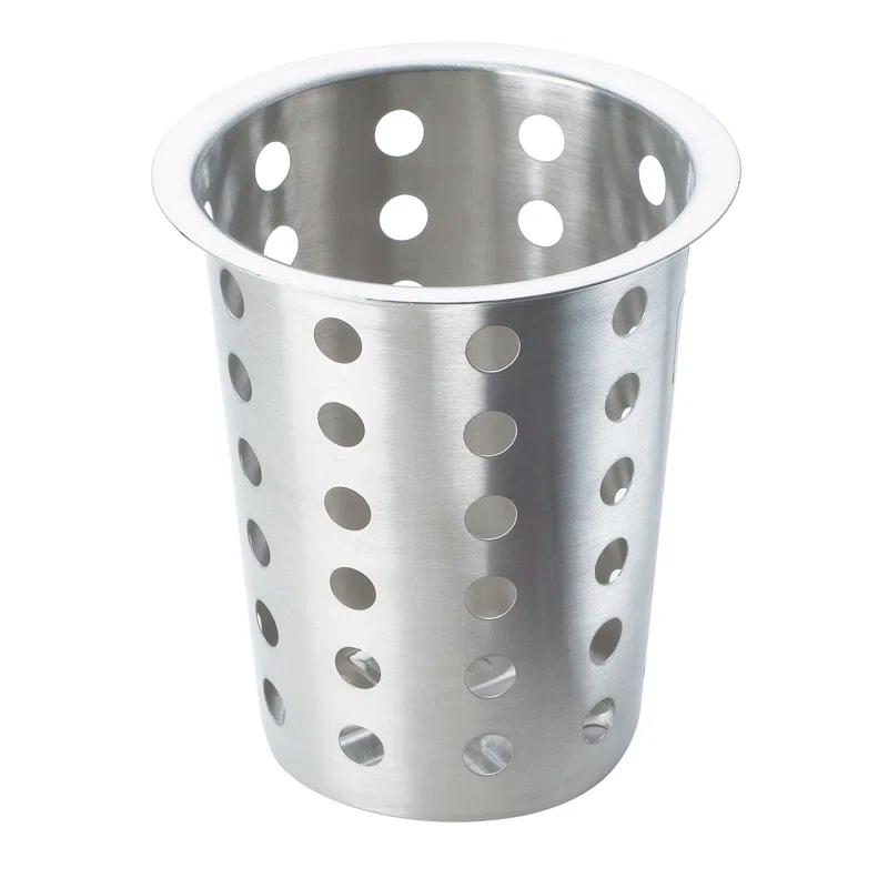 Cal-Mil Perforated Stainless Steel Cylinder