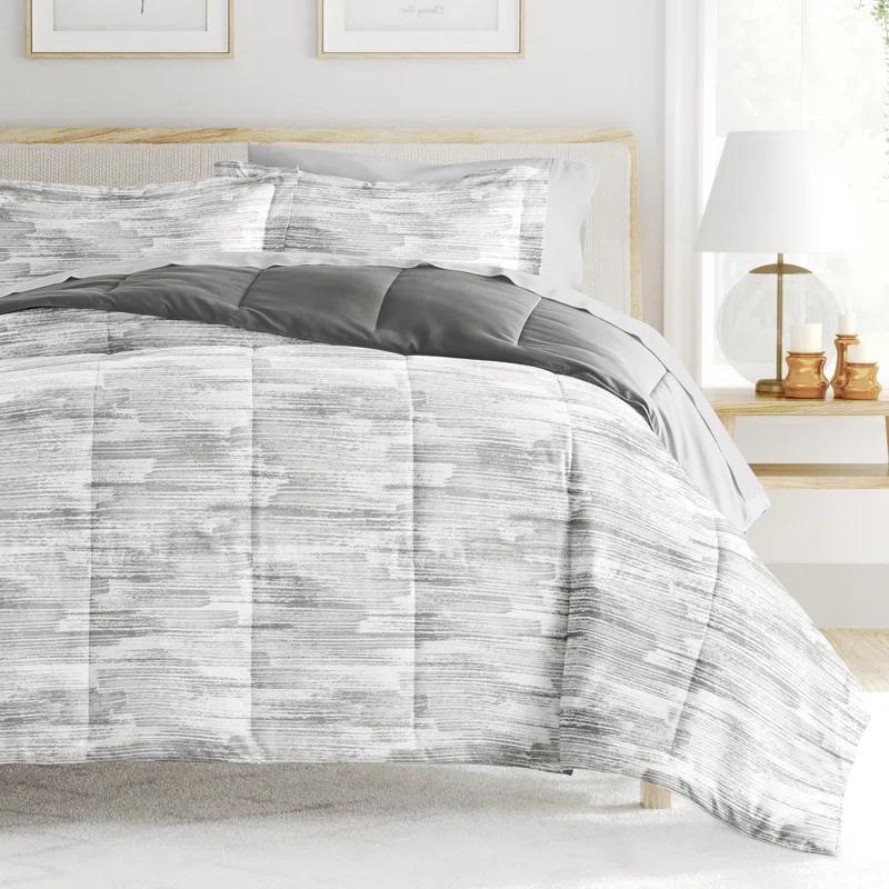 7-Piece Bedding Bundle - Pattern Comforter and Sheet Set