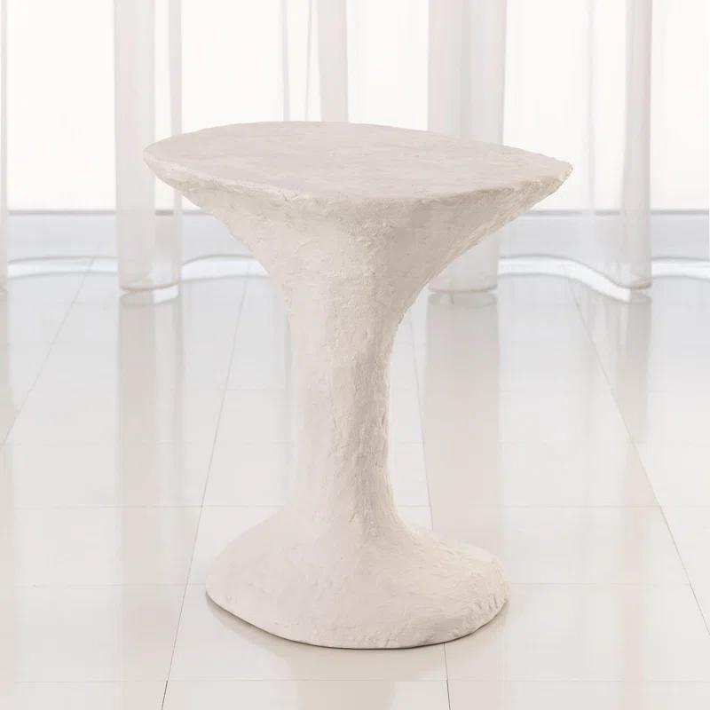 Studio A Home Primitive Accent Table-Soft White