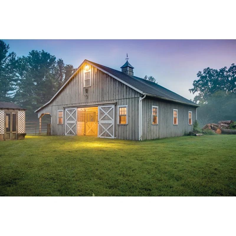 1 - Head LED Hardwired Dusk to Dawn Outdoor Security Area Light