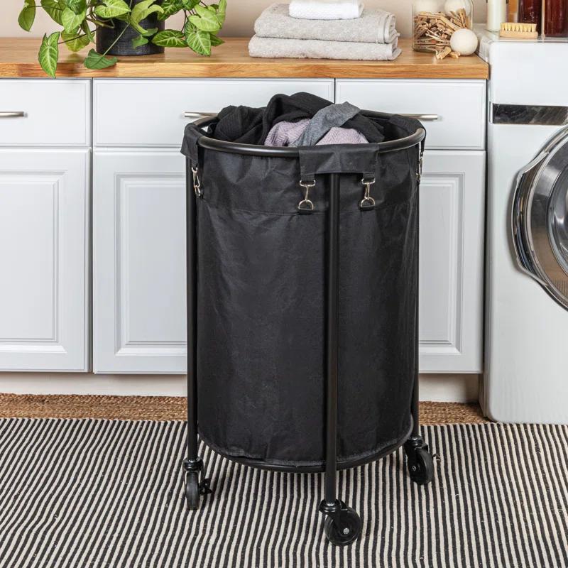Household Essentials Rolling Laundry Hamper