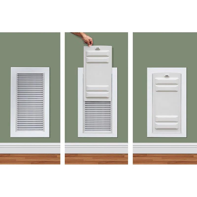 High Tech Pet Metal Door Mounted Electronic Pet Door