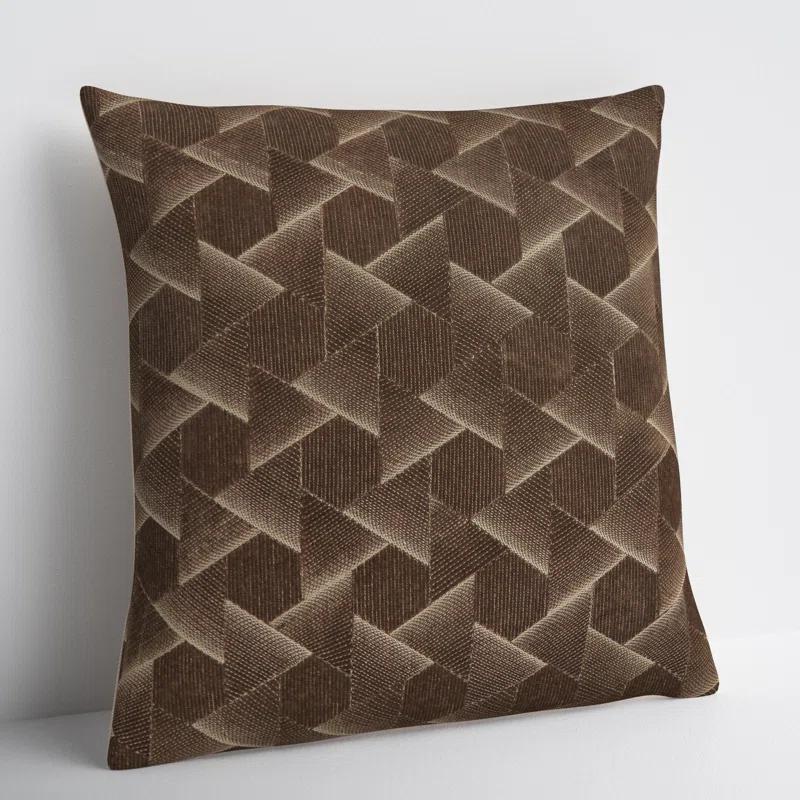 Gretchen Geometric Cotton Throw Pillow