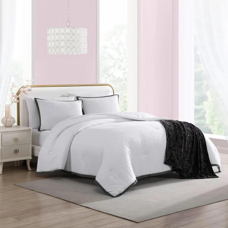 Betsey Johnson Betsey Johnson Signature Solid Reversible Comforter Set
