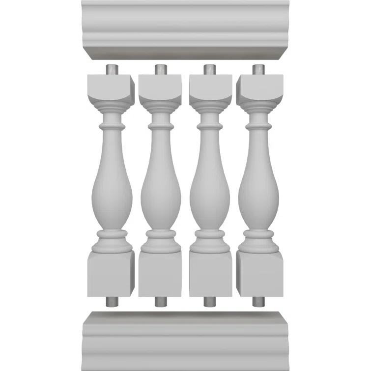 Ekena Millwork Legacy White Porch And Stair Railings