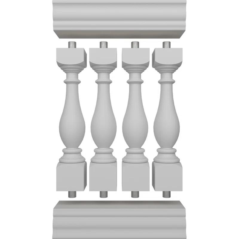 Ekena Millwork Legacy White Porch And Stair Railings
