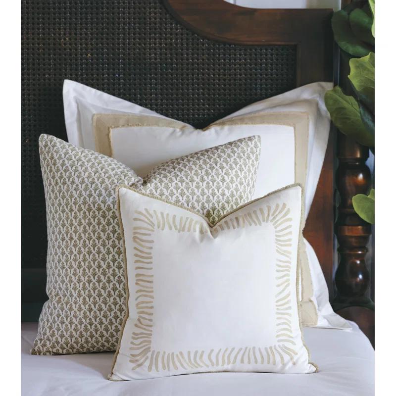 Eastern Accents Brentwood Damask Cotton Blend Reversible Throw Pillow
