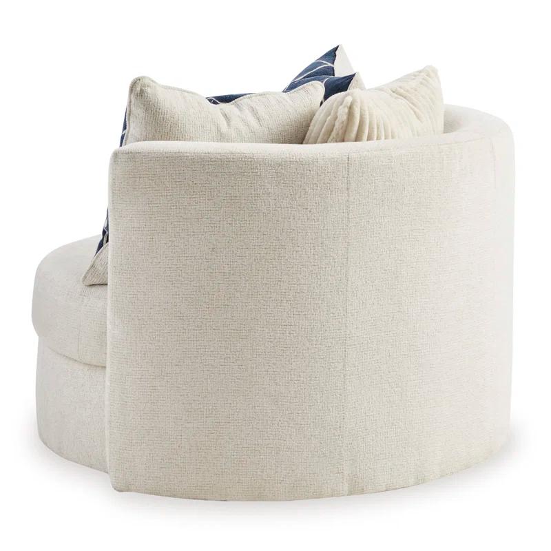 Ebern Designs Wydmondham Upholstered Swivel Accent Chair