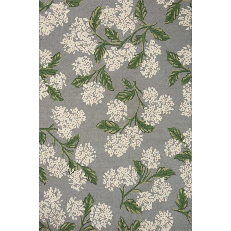 Rifle Paper Co. x Loloi Rifle Paper Co. x Loloi Joie JOI-04 Hydrangea Gray Rug