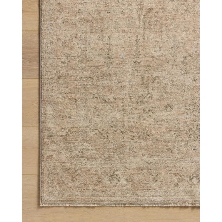Junie II Rug Magnolia Home by Joanna Gaines x Loloi - Oatmeal and Smoke / 7'10" x 10'2"