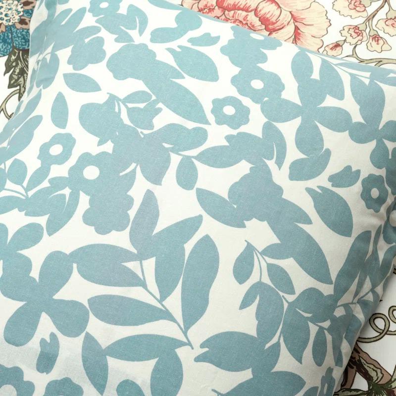 Lush Decor Green/Blue Standard Cotton Reversible 3 Piece Duvet Cover Set