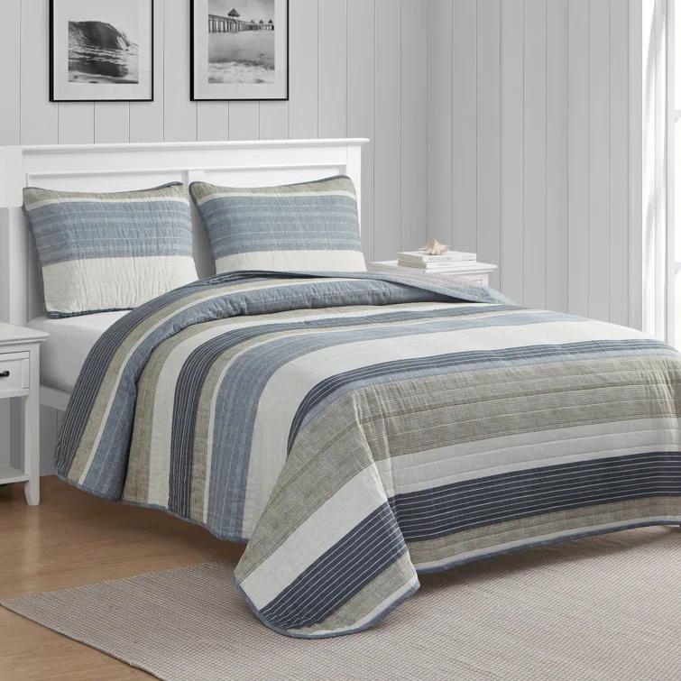 Nautica Nautica Ridgeport Cotton Reversible Quilt Set