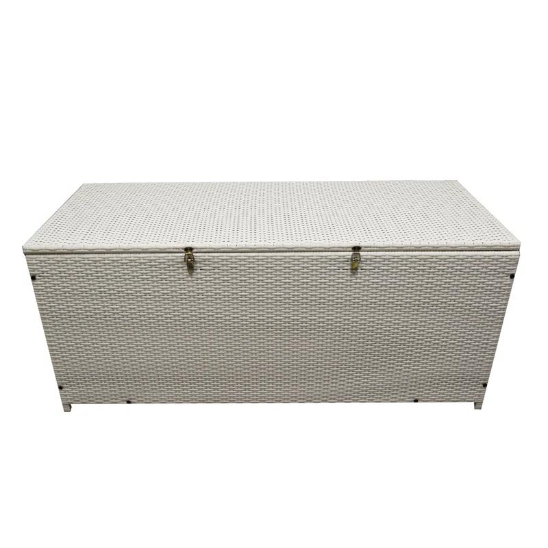 Oakland Living Oakland Living 53'' W 113 Gallons Water Resistant Wicker Deck Box